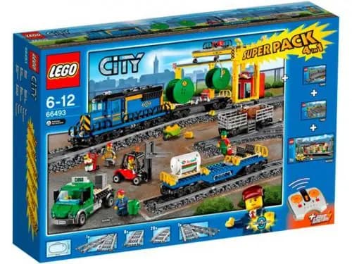 LEGO 66493 City Train Super Pack 4 in 1