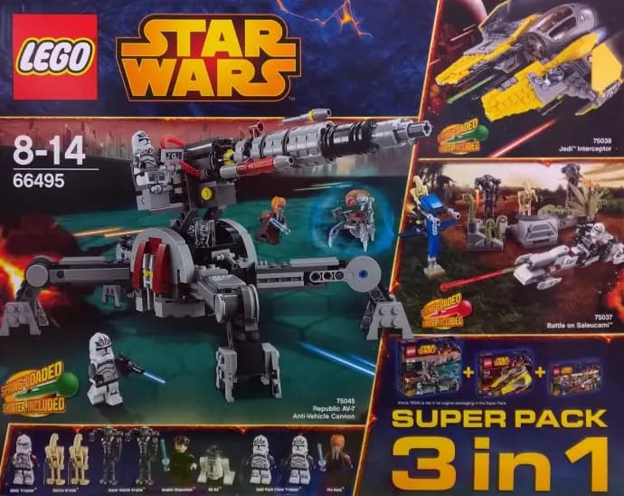LEGO 66495 Star Wars Super Pack 3 in 1
