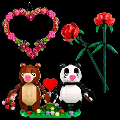 LEGO 66817 Zestaw podarunkowy Serduszka i Kwiaty