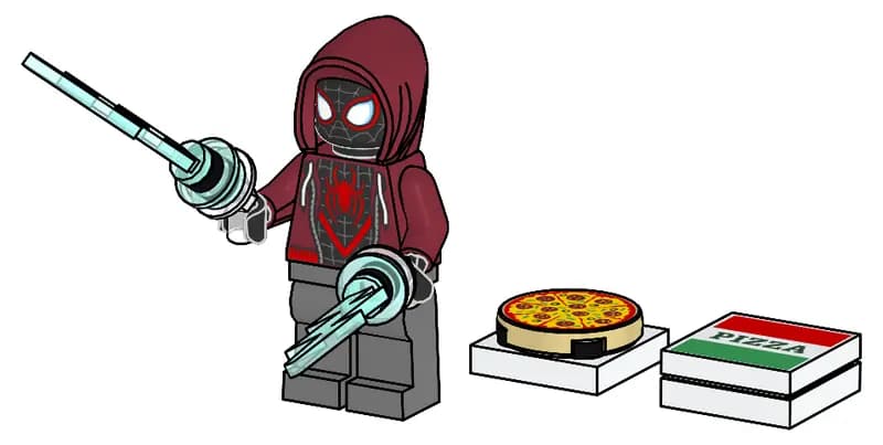 LEGO 682503 Miles Morales with Pizza
