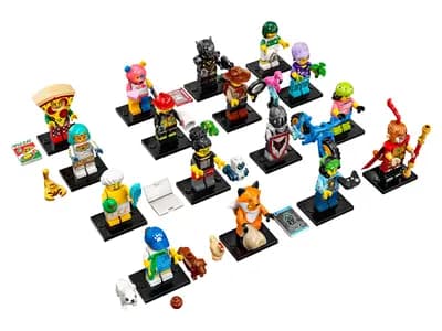 LEGO 71025 Minifigurki Seria 19 - Pełna kolekcja