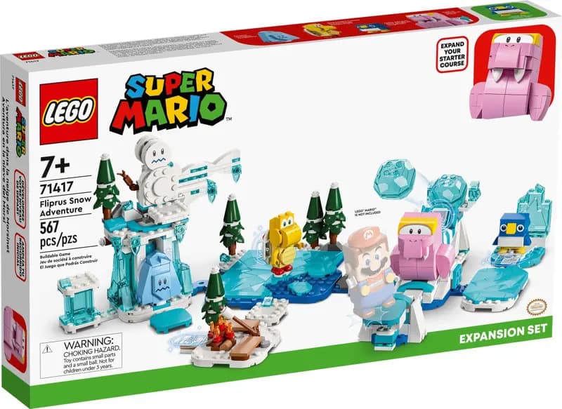 LEGO 71417 Śniegowa przygoda Fliprusa – zestaw rozszerzający
