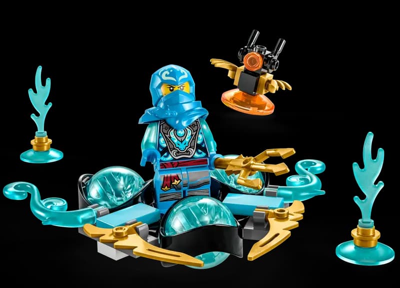 LEGO 71778 Smocza moc Nyi — driftowanie spinjitzu