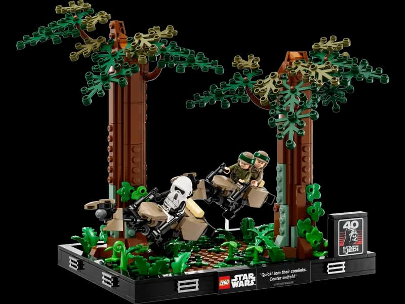 LEGO 75353 Diorama: Pościg na ścigaczu przez Endor™