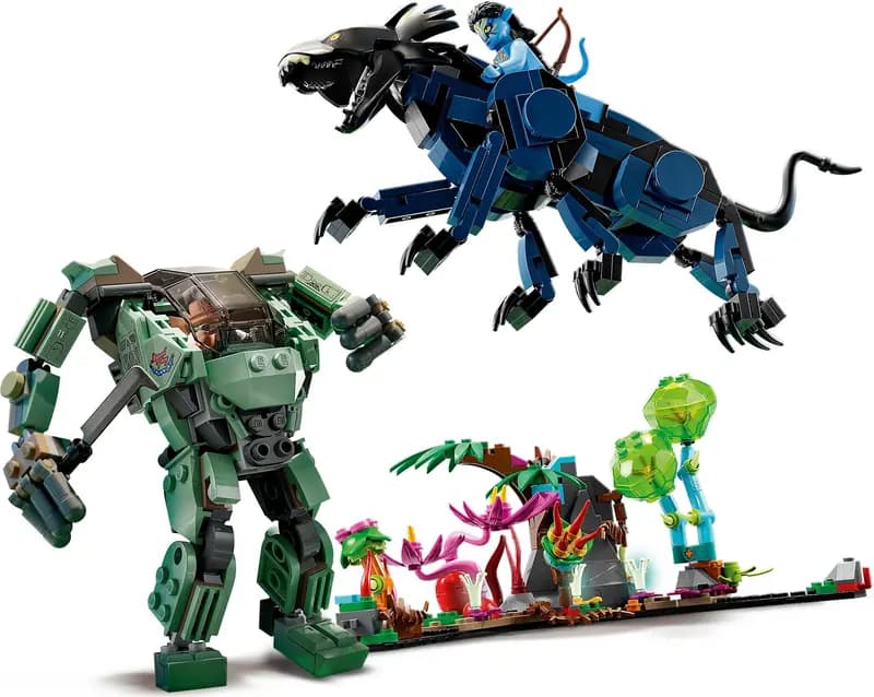 LEGO 75571 Neytiri i Thanator kontra Quaritch w kombinezonie PZM