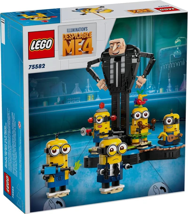 LEGO 75582 Gru i minionki z klocków