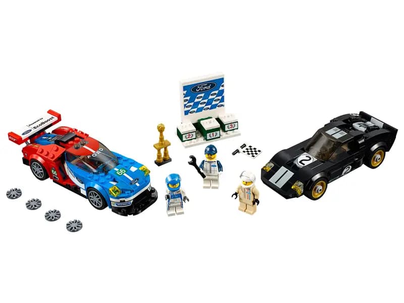 LEGO 75881 Ford GT z roku 2016 i Ford GT40 z roku 1966