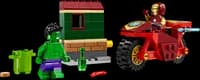 LEGO 76287 Iron Man z motocyklem i Hulk