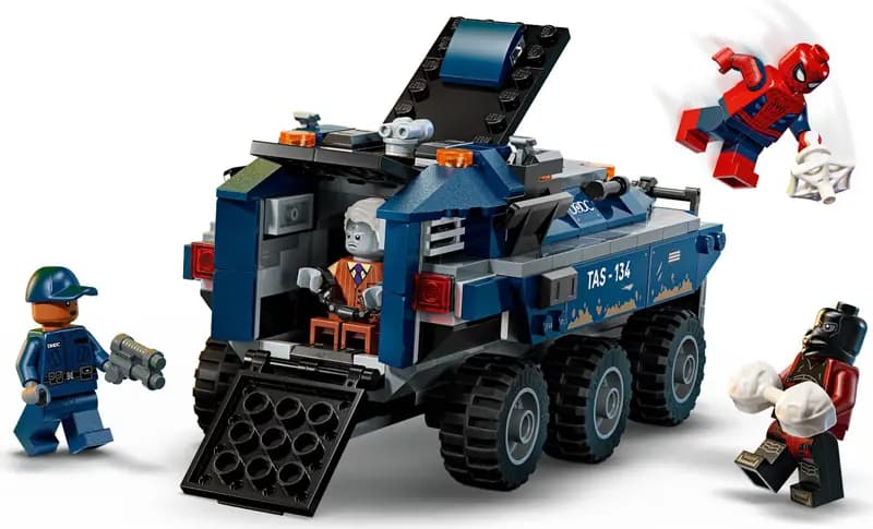 LEGO 76349 Pościg Spider-Mana za więźniarką