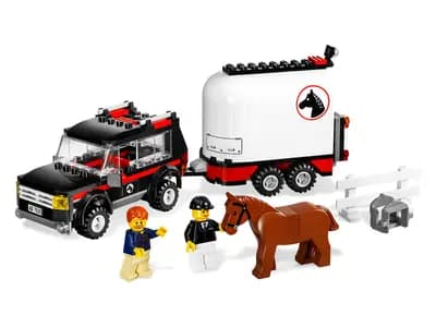 LEGO 7635 Samochód terenowy z przyczepą na konie