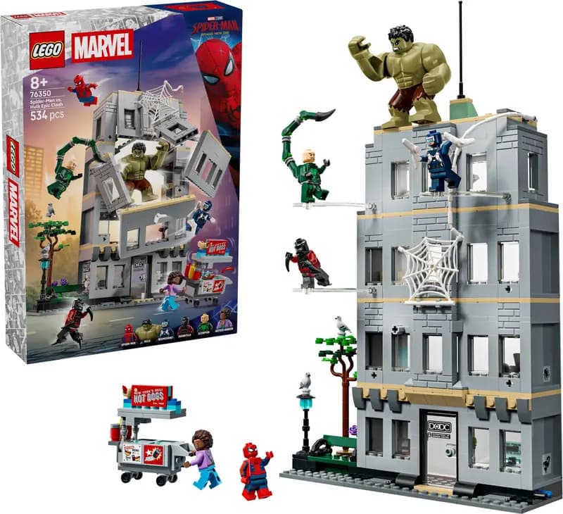 LEGO 76350 Epickie starcie: Spider-Man kontra Hulk