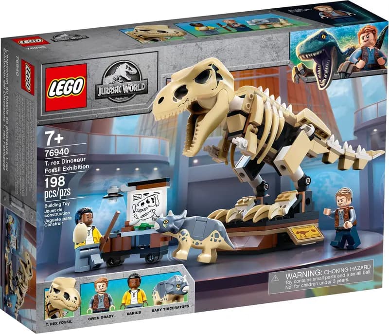 LEGO 76940 Wystawa skamieniałości tyranozaura