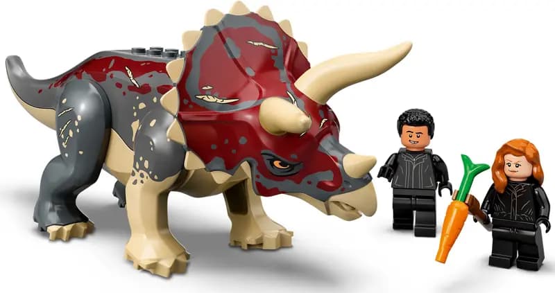 LEGO 76950 Triceratops i zasadzka z pick-upem