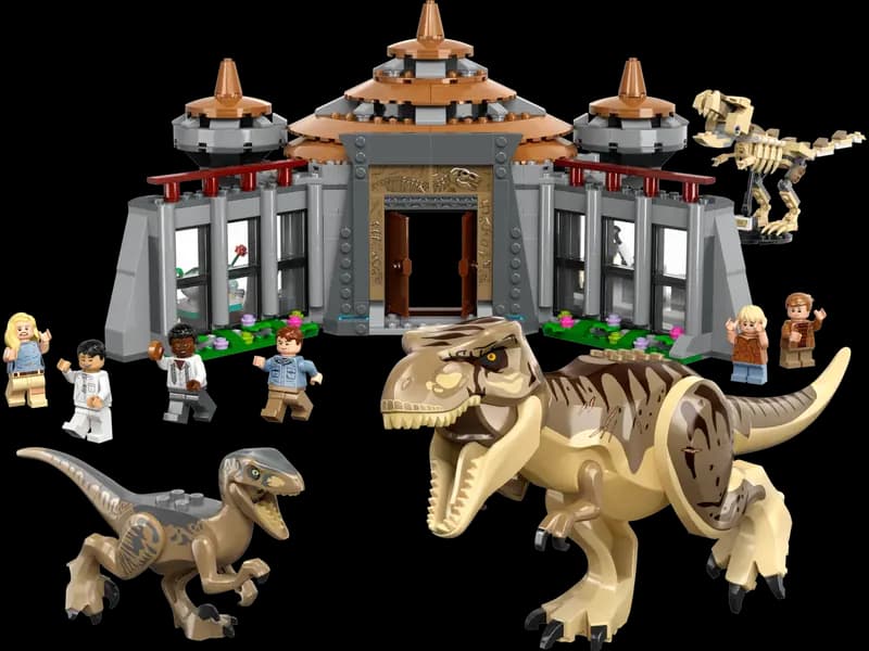LEGO 76961 Centrum dla odwiedzających: atak tyranozaura i raptora