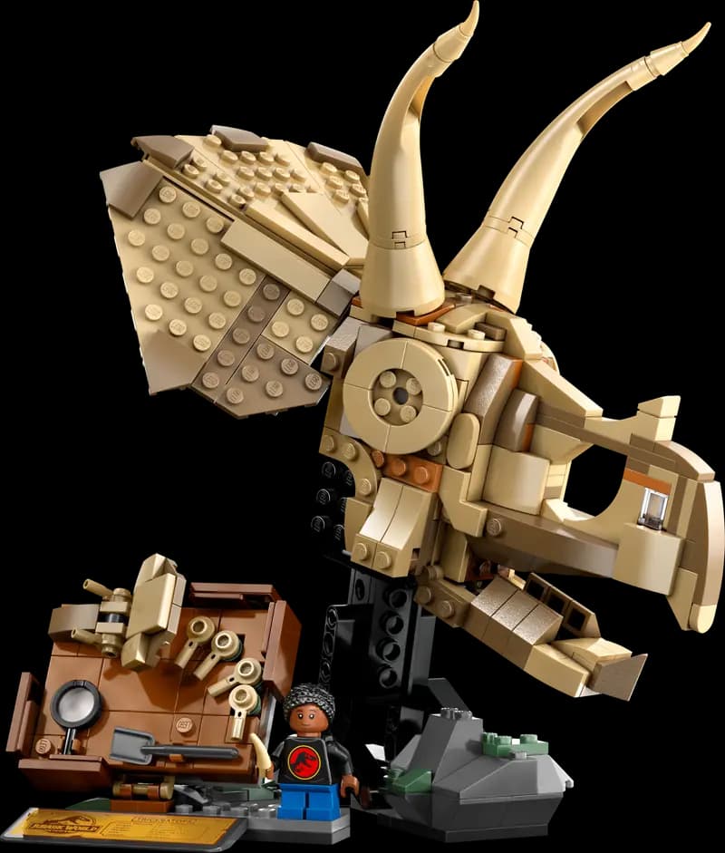 LEGO 76969 Szkielety dinozaurów: czaszka triceratopsa