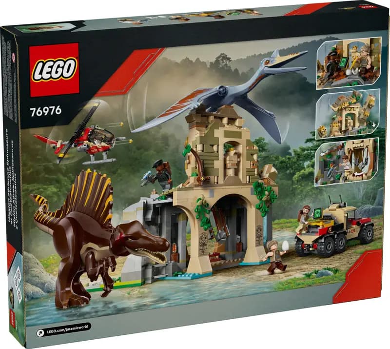 LEGO 76976 Powietrzna misja z kecalkoatlem i spinozaurem