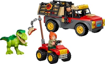 LEGO 77978 Ciężarówka do transportu młodego tyranozaura