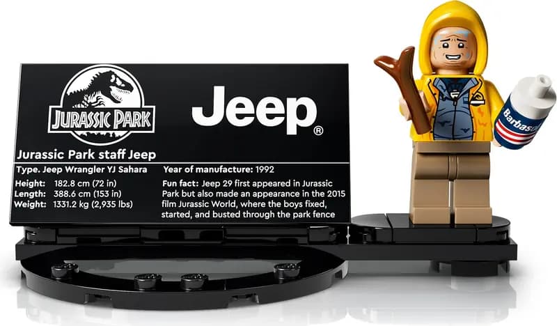 LEGO 77984 Jurassic Park Jeep Wrangler