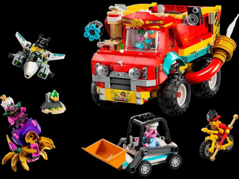 LEGO 80055 Ciężarówka ekipy Monkie Kida