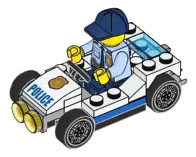 LEGO 951907 Policyjne Buggy