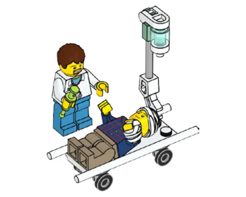 LEGO 952105 Doctor and Patient