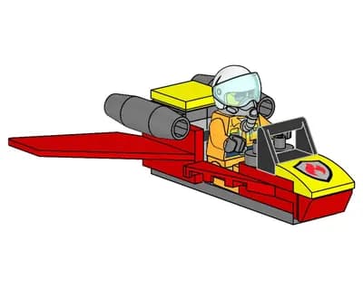 LEGO 952209 Odrzutowiec strażacki Allie Aires
