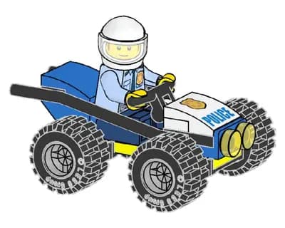 LEGO 952302 Policyjny buggy