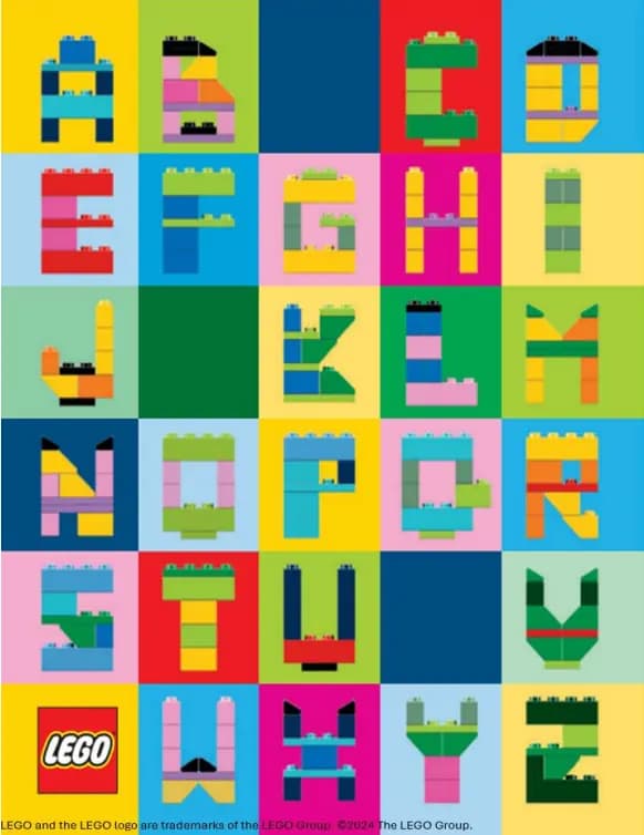 LEGO EG00143 Alphabet Bricks