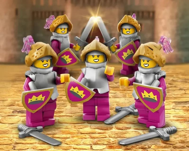 LEGO EG00165 5 x Magenta Knights Bundle