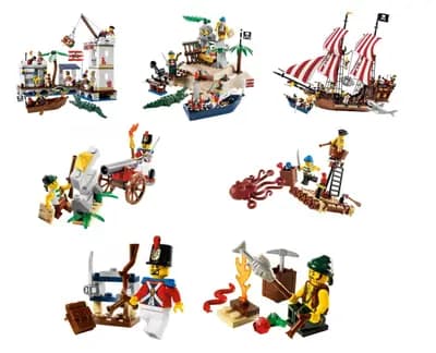 LEGO K6243 Duża Kolekcja Piratów