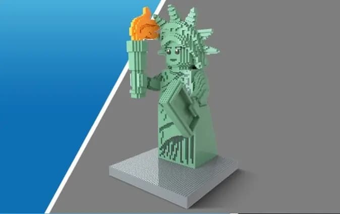LEGO LIBERTY Lady Liberty Model