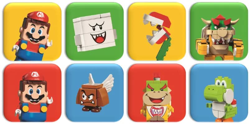 LEGO MAGNET Super Mario Refrigerator Magnets