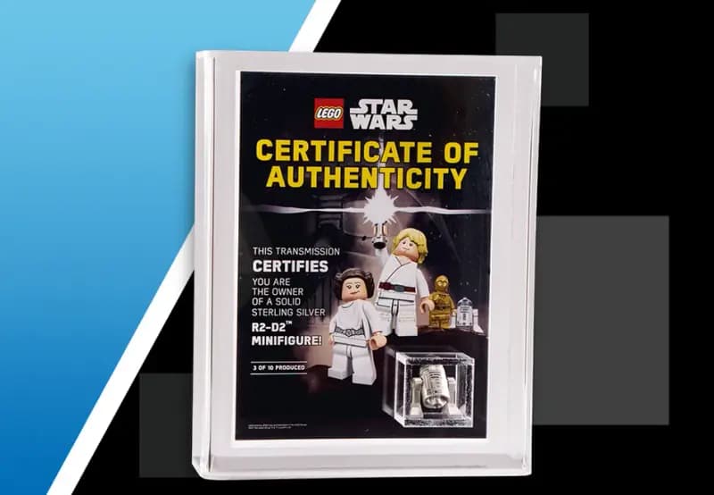 LEGO R2D2 Sterling Silver R2-D2