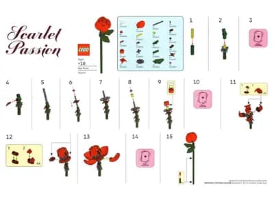 LEGO REDROSE Szkarłatna Pasja