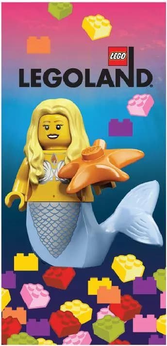 LEGO TOWEL LEGOLAND Mermaid Girl Towel