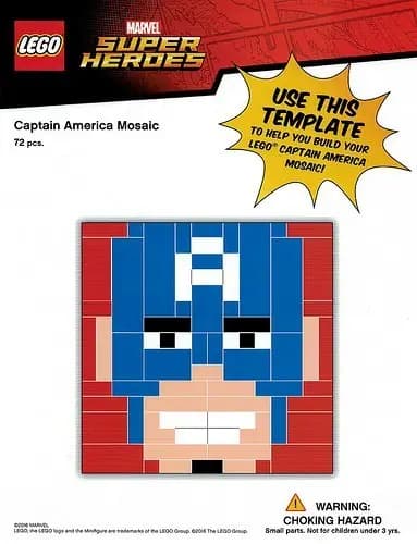 LEGO TRUCAPAM Captain America Mosaic