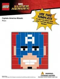 LEGO TRUCAPAM Captain America Mosaic