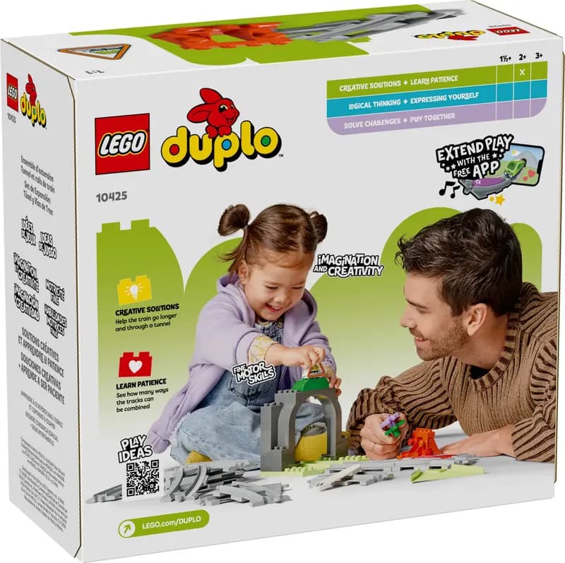 LEGO 10425 Tunel i tory kolejowe - zestaw rozszerzający