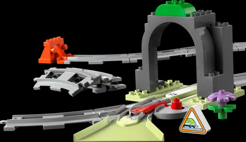 LEGO 10425 Tunel i tory kolejowe — zestaw rozszerzający