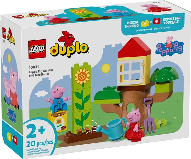 LEGO 10431 Ogród i domek na drzewie Peppy