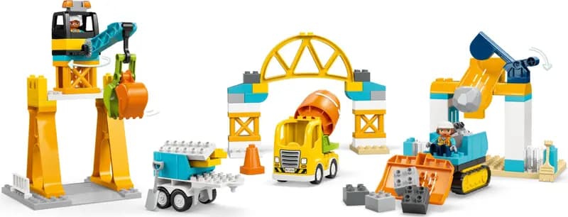 LEGO 10476 Plac budowy z pojazdami 3 w 1