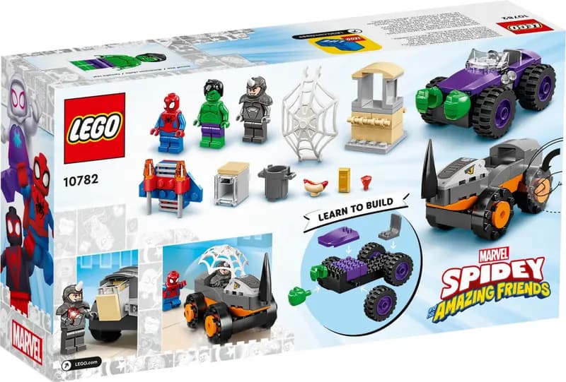 LEGO 10782 Hulk kontra Rhino - starcie pojazdów