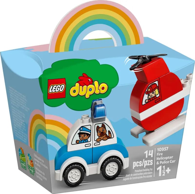 LEGO 10957 Helikopter strażacki i radiowóz