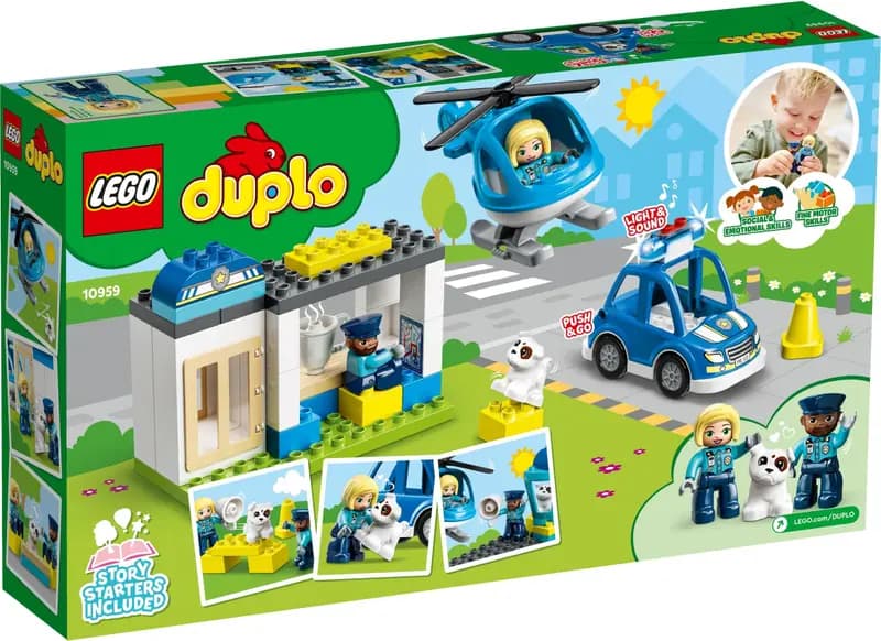LEGO 10959 Posterunek policji i helikopter