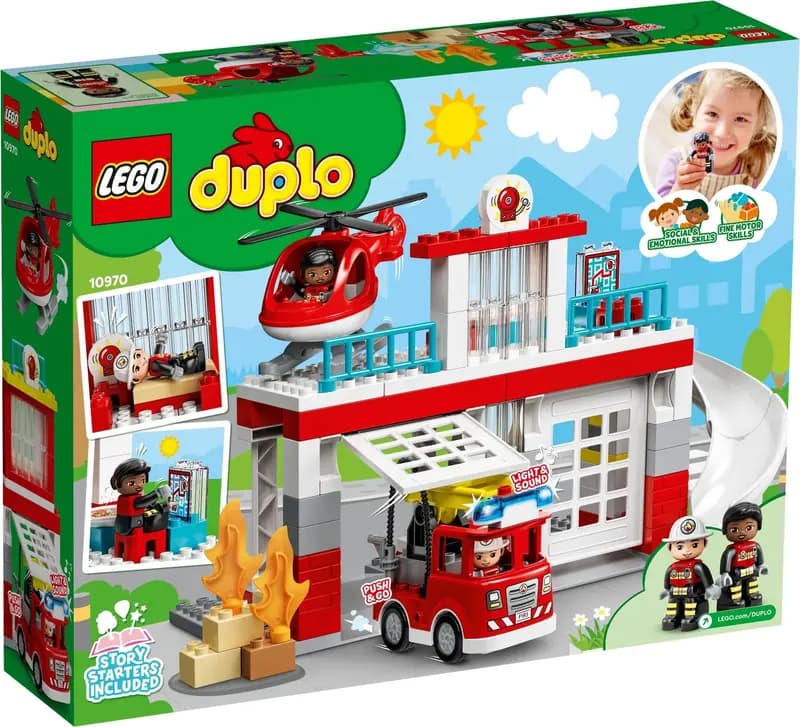 LEGO 10970 Remiza strażacka i helikopter