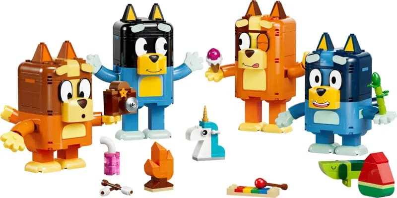 LEGO 11217 Rodzina Blue z klocków