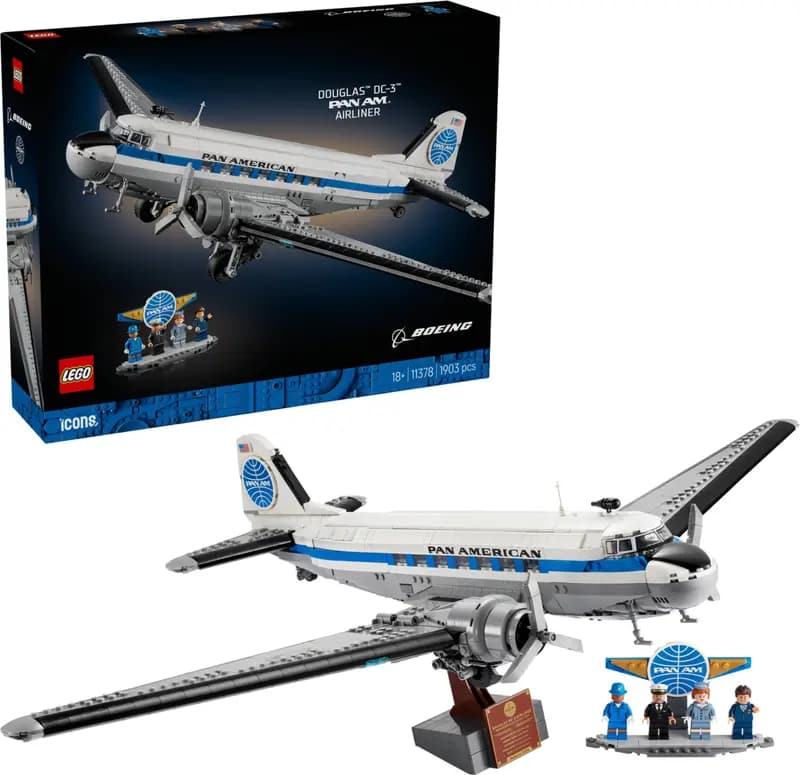 LEGO 11378 Samolot pasażerski Douglas DC-3 PAN AM