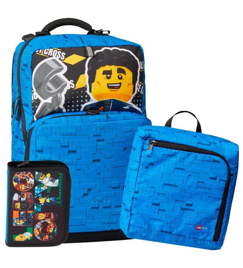 LEGO 202282205 City Backpack with Gym Bag/Pencil Case