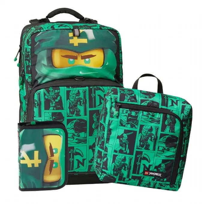 LEGO 202292201 Ninjago Lloyd Backpack with Gym Bag and Pencil Case