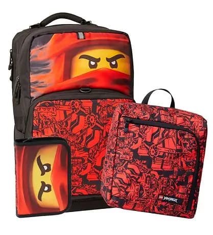 LEGO 202292202 Ninjago Kai Backpack with Gym Bag and Pencil Case